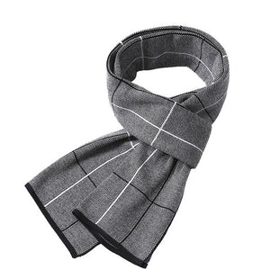 2020 Casual Cool Winter Scarves Men Scarf Warm Neckercheif Business Plaid Kint Scarves Men Cotton Wraps Male Sjaal Foulard