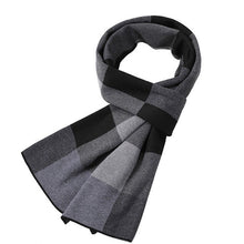 Load image into Gallery viewer, 2020 Casual Cool Winter Scarves Men Scarf Warm Neckercheif Business Plaid Kint Scarves Men Cotton Wraps Male Sjaal Foulard