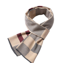 Load image into Gallery viewer, 2020 Casual Cool Winter Scarves Men Scarf Warm Neckercheif Business Plaid Kint Scarves Men Cotton Wraps Male Sjaal Foulard