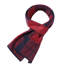 Load image into Gallery viewer, 2020 Casual Cool Winter Scarves Men Scarf Warm Neckercheif Business Plaid Kint Scarves Men Cotton Wraps Male Sjaal Foulard