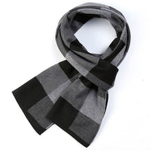 Load image into Gallery viewer, 2020 Casual Cool Winter Scarves Men Scarf Warm Neckercheif Business Plaid Kint Scarves Men Cotton Wraps Male Sjaal Foulard