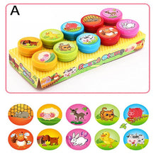 Load image into Gallery viewer, 10pcs/Set Children Toy Rubber Seal Stamps Cartoon Animals Scrapbooking