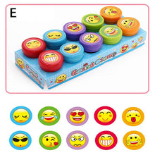 Load image into Gallery viewer, 10pcs/Set Children Toy Rubber Seal Stamps Cartoon Animals Scrapbooking