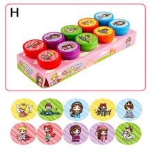 Load image into Gallery viewer, 10pcs/Set Children Toy Rubber Seal Stamps Cartoon Animals Scrapbooking