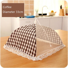 Load image into Gallery viewer, 33CM Food Cover Grid Food Table Dish Cover Barbecue Picnic Folded Kitchenware Cooking Meal Mesh Food Covers