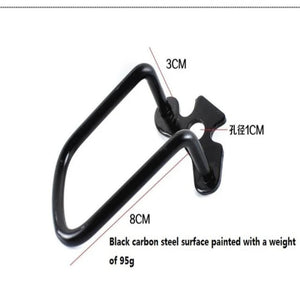 BIKEIN Pro 1Pc Adjustable Steel Black Bicycle Mountain Bike Rear Gear Chain Stay Guard Protector