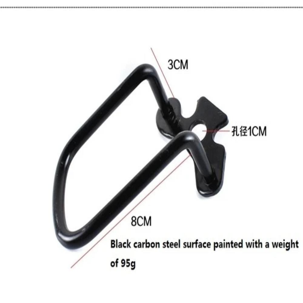 BIKEIN Pro 1Pc Adjustable Steel Black Bicycle Mountain Bike Rear Gear Chain Stay Guard Protector