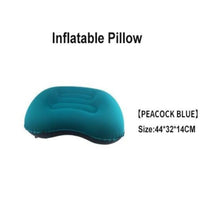 Load image into Gallery viewer, Inflatable Pillow - Peacock Blue