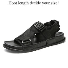 Load image into Gallery viewer, ABNKARWIN Men Sandals Gladiators Casual Roman Breathable Open Toe Comfortable