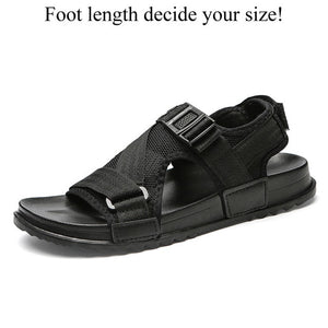 ABNKARWIN Men Sandals Gladiators Casual Roman Breathable Open Toe Comfortable