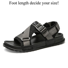 Load image into Gallery viewer, ABNKARWIN Men Sandals Gladiators Casual Roman Breathable Open Toe Comfortable