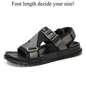 ABNKARWIN Men Sandals Gladiators Casual Roman Breathable Open Toe Comfortable