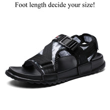Load image into Gallery viewer, ABNKARWIN Men Sandals Gladiators Casual Roman Breathable Open Toe Comfortable