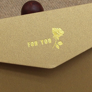 50pcs/lot High Quality #5 200GSM Paper Envelopes With Letter THANK YOU, FOR YOU Invitation Wedding Envelopes