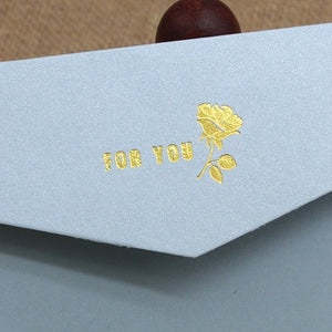 50pcs/lot High Quality #5 200GSM Paper Envelopes With Letter THANK YOU, FOR YOU Invitation Wedding Envelopes
