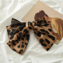 Load image into Gallery viewer, New Arrival Barrette 3 layers Leopard Print Hairpin Large Bow Hair Clip Accessories