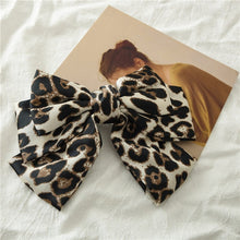 Load image into Gallery viewer, New Arrival Barrette 3 layers Leopard Print Hairpin Large Bow Hair Clip Accessories
