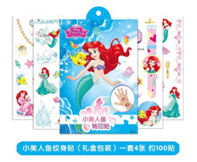 Load image into Gallery viewer, Disney Frozen Elsa Anna Toy Story Woody Kids Temporary Waterproof Art Tattoo Sticker