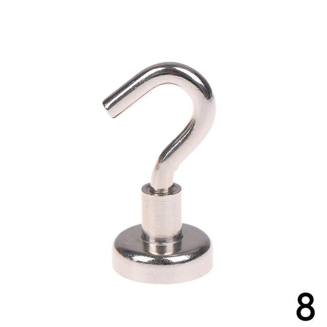 Stainless Steel 10kg Suction Magnetic Powerful Wall Hook Support Hardware