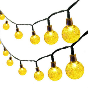 20/30/50 LED Crystal Ball Led Solar Lamp Sunlight For Garden Decor  Christmas Lights Led Solar Garland Waterproof Outdoor Lights