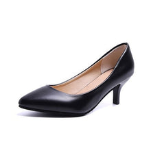 Load image into Gallery viewer, YAFUKANO Women Comfort Sexy Shoes Black High Heels Office Formal Wear Shoes