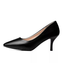 Load image into Gallery viewer, YAFUKANO Women Comfort Sexy Shoes Black High Heels Office Formal Wear Shoes
