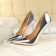 Load image into Gallery viewer, Patent Leather Woman Sexy Party High Heels Office Pumps Wedding Bridal Shoes