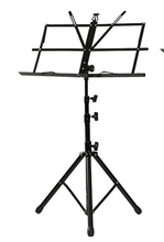 Load image into Gallery viewer, Quality Tripod Stand Stainless Steel Music Stand Holder Height Adjustable with Carry Bag