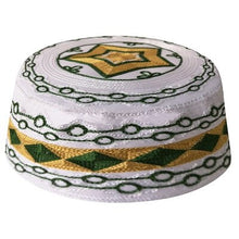 Load image into Gallery viewer, Black Muslim Hats Men Başörtüsü Arabic Turkish Topi Kufi Hat Jewish Kippah Namaz Islam Cap Turbante Turco Hombre Kippot Bonnet