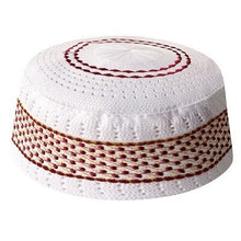 Load image into Gallery viewer, Black Muslim Hats Men Başörtüsü Arabic Turkish Topi Kufi Hat Jewish Kippah Namaz Islam Cap Turbante Turco Hombre Kippot Bonnet