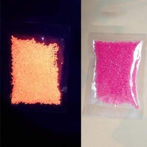 1 Bag Luminous Particles Sand Colorful Fluorescent Powder Glow In The Dark Home Party Decorations