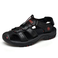 Load image into Gallery viewer, BAOLUMA Genuine Leather Classic Men Shoes Comfortable Casual Ankle Strap Sandal