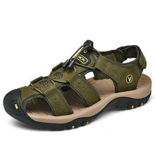 Load image into Gallery viewer, BAOLUMA Genuine Leather Classic Men Shoes Comfortable Casual Ankle Strap Sandal