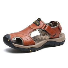 Load image into Gallery viewer, BAOLUMA Genuine Leather Classic Men Shoes Comfortable Casual Ankle Strap Sandal