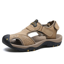 Load image into Gallery viewer, BAOLUMA Genuine Leather Classic Men Shoes Comfortable Casual Ankle Strap Sandal