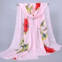 Load image into Gallery viewer, Tdoluans Scarf Luxury Brand Chiffon Silk Hijab Print Long Scarves Women Shawls