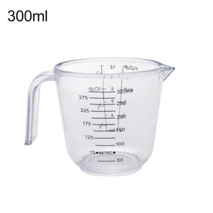150/300/600ml Handle Water Milk Egg Scale Measuring Cup Mug Measurement Tool for Baking Beaker Liquid Measure JugCup Container