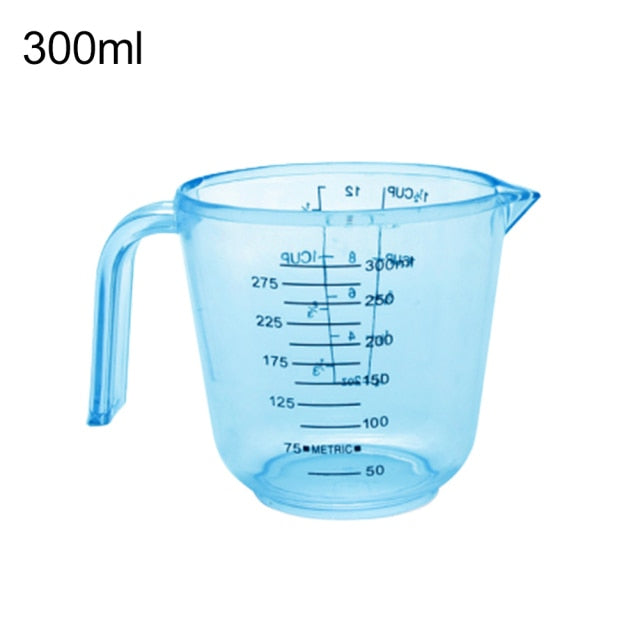 150/300/600ml Handle Water Milk Egg Scale Measuring Cup Mug Measurement Tool for Baking Beaker Liquid Measure JugCup Container