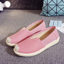 Load image into Gallery viewer, OLOME Flat Loafers Shoes Women Sneakers Fabric Casual Lady Shoe Fisherman Design