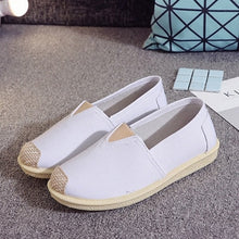 Load image into Gallery viewer, OLOME Flat Loafers Shoes Women Sneakers Fabric Casual Lady Shoe Fisherman Design