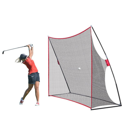 Portable 10x7ft Golf Practice Hitting Swing Nylon Net for Indoor Outdoor in Detachable Carry Bag
