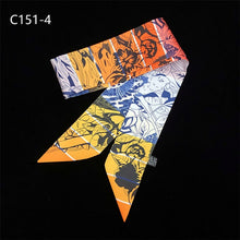 Load image into Gallery viewer, 2020 Spring New Design Silk Floral Scarf For Women Hair Neck Bag Scarves