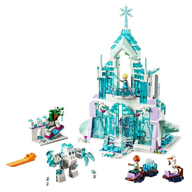 848pcs Snow World Series Elsa's Magical Ice Palace Compatible Blocks Toys for Kids Gift