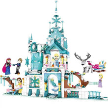 Load image into Gallery viewer, 848pcs Snow World Series Elsa&#39;s Magical Ice Palace Compatible Blocks Toys for Kids Gift