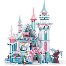 Load image into Gallery viewer, 848pcs Snow World Series Elsa&#39;s Magical Ice Palace Compatible Blocks Toys for Kids Gift
