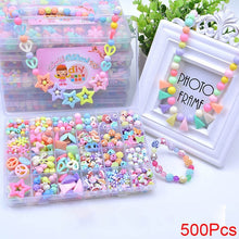 Load image into Gallery viewer, OLOEY DIY Handmade Beaded Toy with Accessory Set Children Creative Jewelry Making