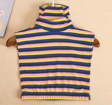 Load image into Gallery viewer, High Quality Colorful Striped Ladies Casual Office Sleeveless Blouse