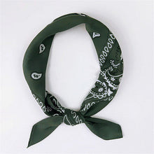 Load image into Gallery viewer, Printed Cotton Square Scarf Men Women Hip Hop Bandana Head Neck Wrist Wrap