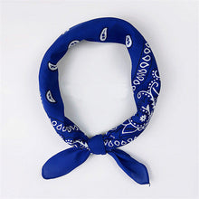 Load image into Gallery viewer, Printed Cotton Square Scarf Men Women Hip Hop Bandana Head Neck Wrist Wrap