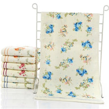 Load image into Gallery viewer, New Flower Printed Cotton Face Towel, Quality Pattern Bathroom Hand Towels, Beach Terry Towels, Petites Serviette